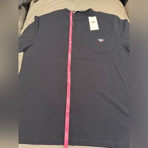 Maison Kitsuné TRICOLOR FOX PATCH CLASSIC POCKET TEE-SHIRT Men’s XL
